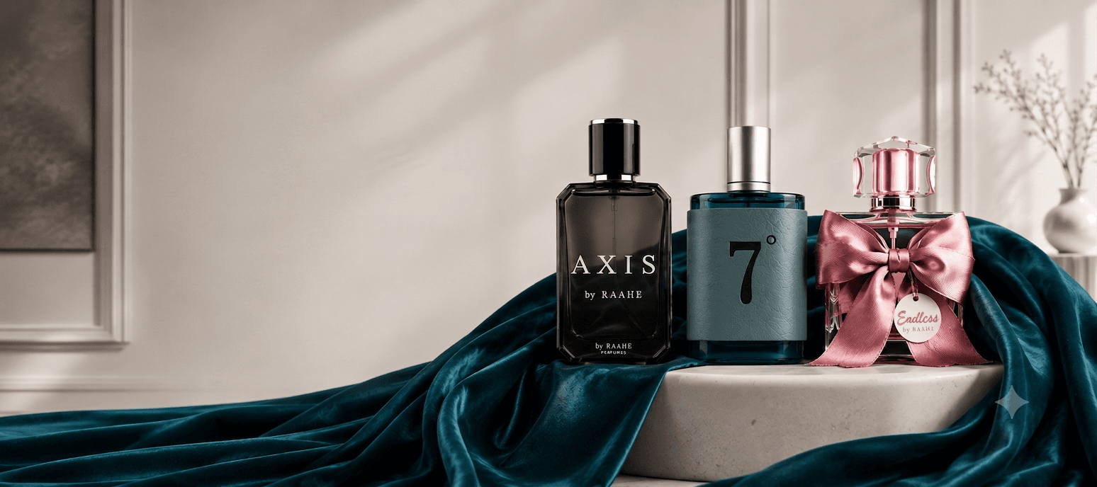 RAAHE Fragrances — signature banner